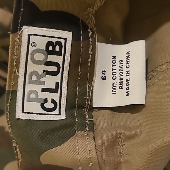Big and Tall Pro Club cargo shorts w/matching belt. NWT. - Picture 5 of 5